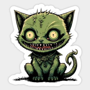 zombie Kitten Sticker